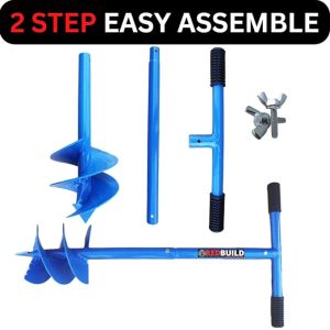 Earth Auger Hole Digger Dual Blades 6 Inches, Farming Tools for Agriculture | Earth Auger Machine | Agriculture Tools for Farming | Post Hole Digger